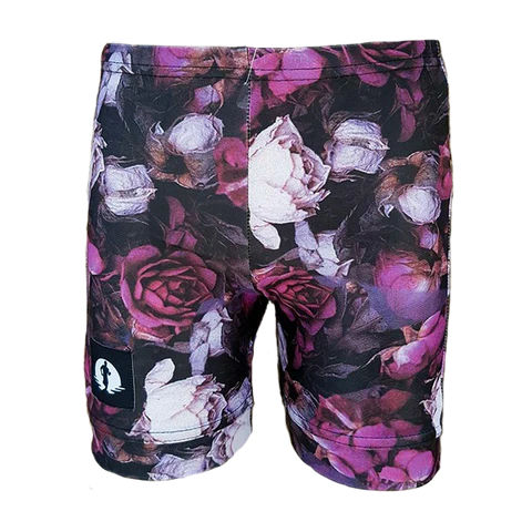 Funky Pants Classic Shorts - Notten Purple Roses